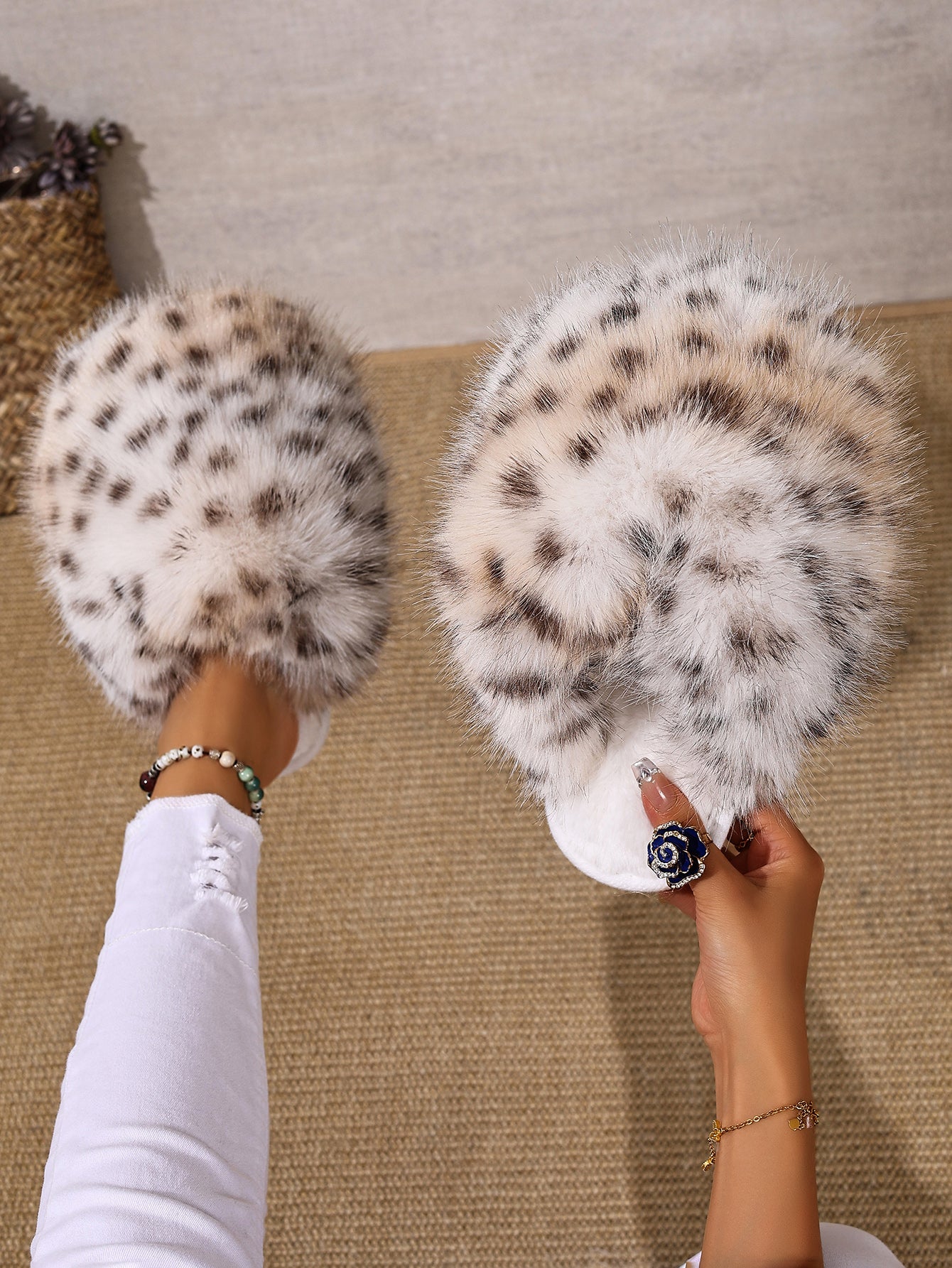 Cozy Leopard Slippers