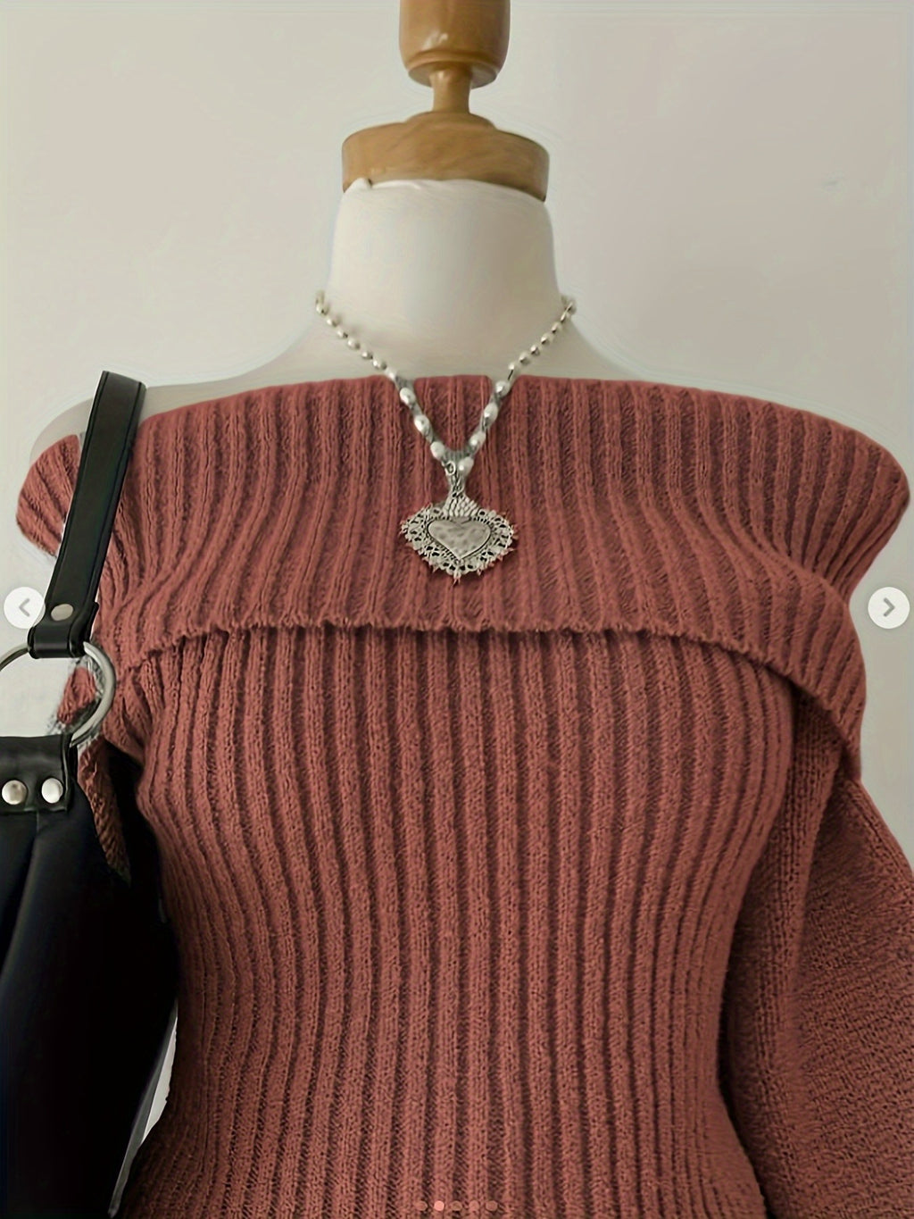 Off-the-Shoulder Sweater