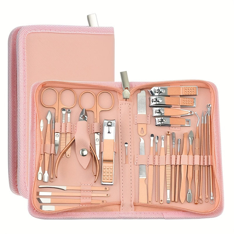 30pcs/set Nail Clippers Manicure Tool Set