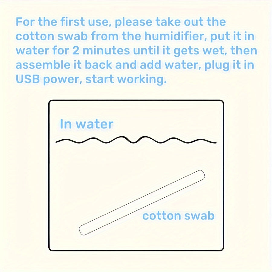 Crystal Lamp USB Humidifier