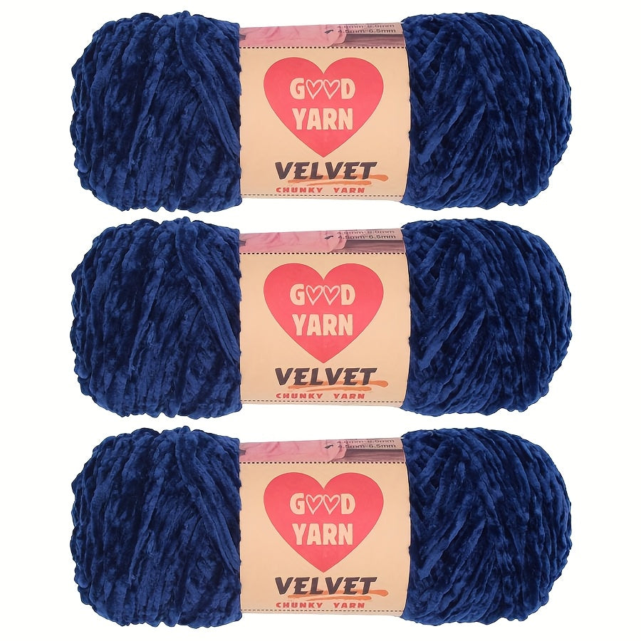 600g Big Chenille Velvet Yarn