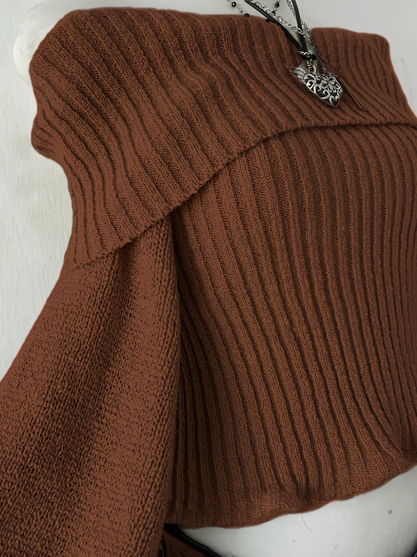 Off-the-Shoulder Sweater