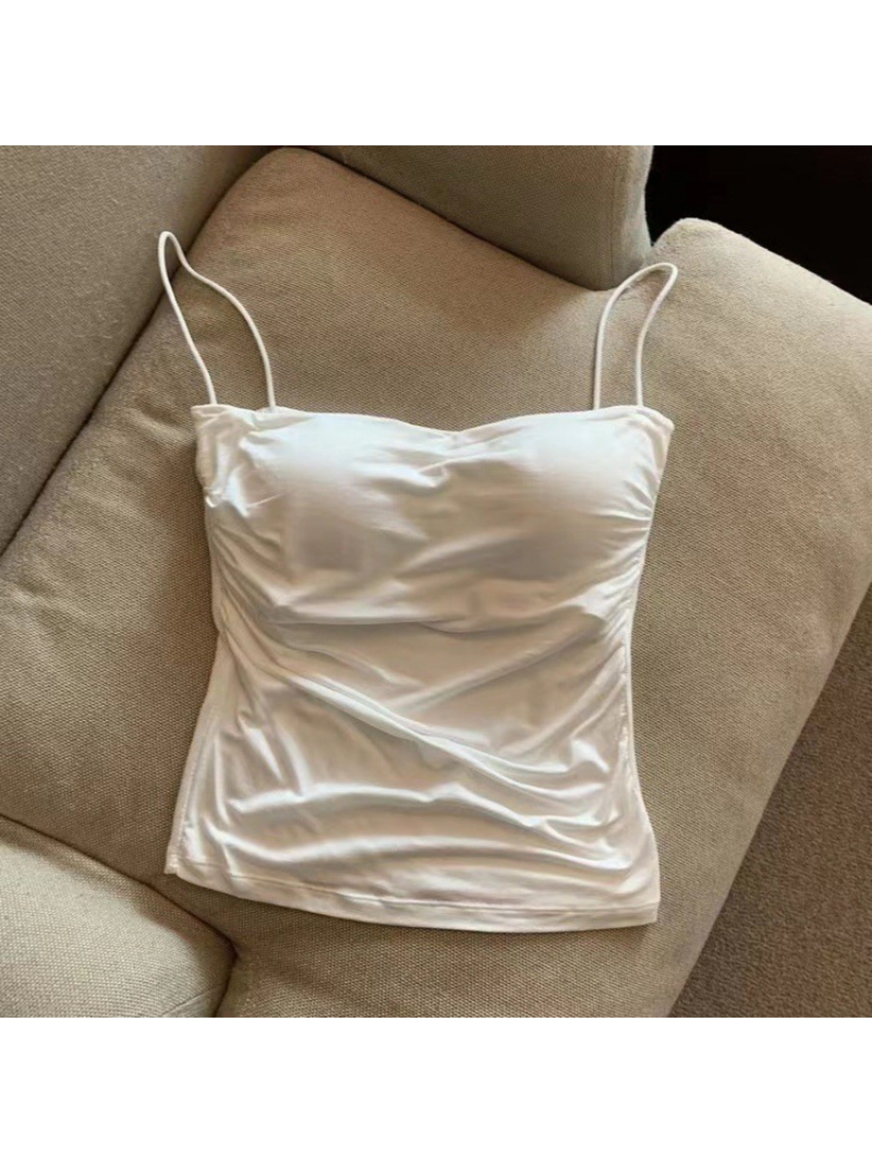 {4pcs} Elegant Spaghetti Strap Camisole Set