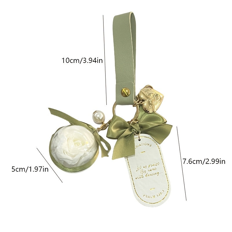 Eternal Rose Keychain