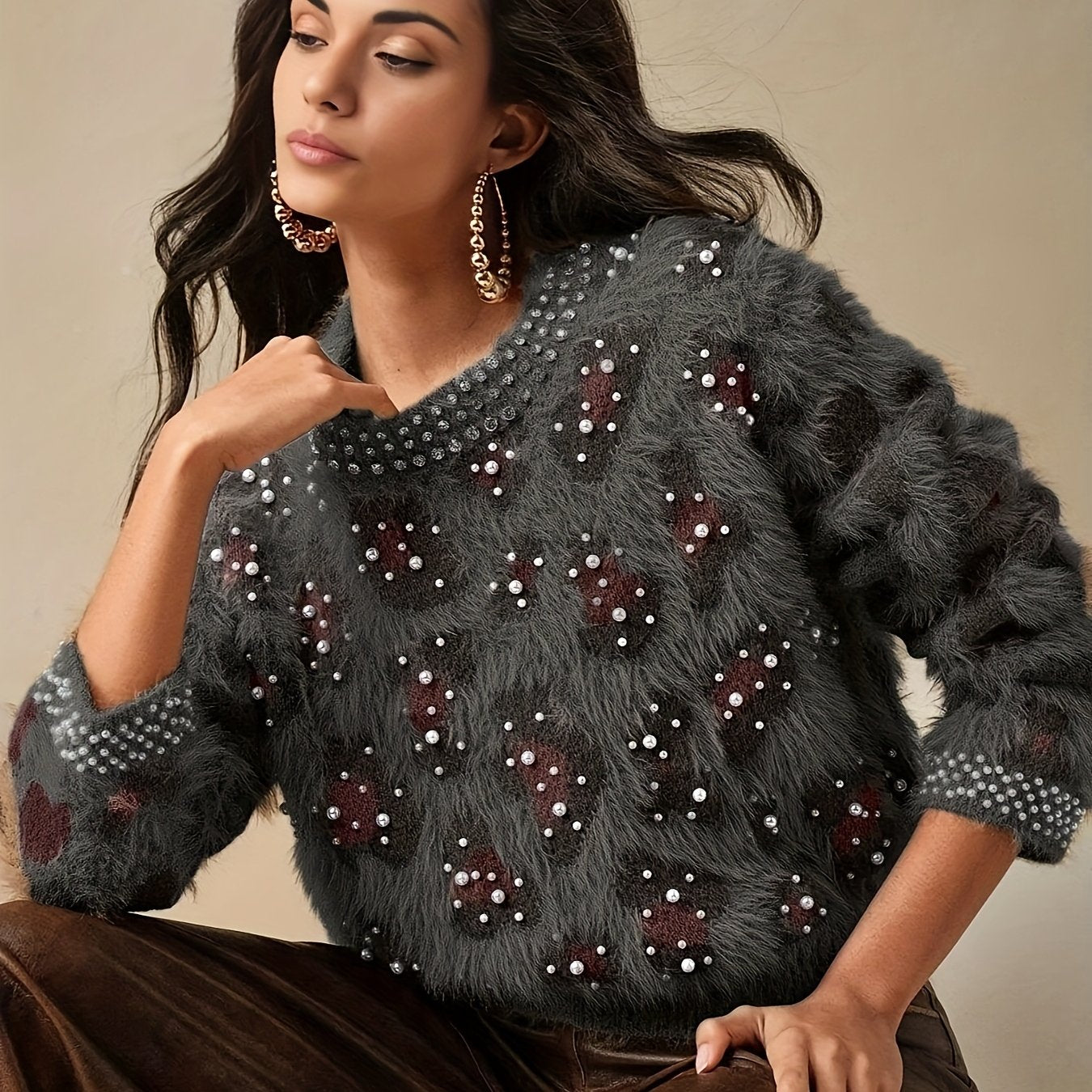 Luxurious Leopard Sweater