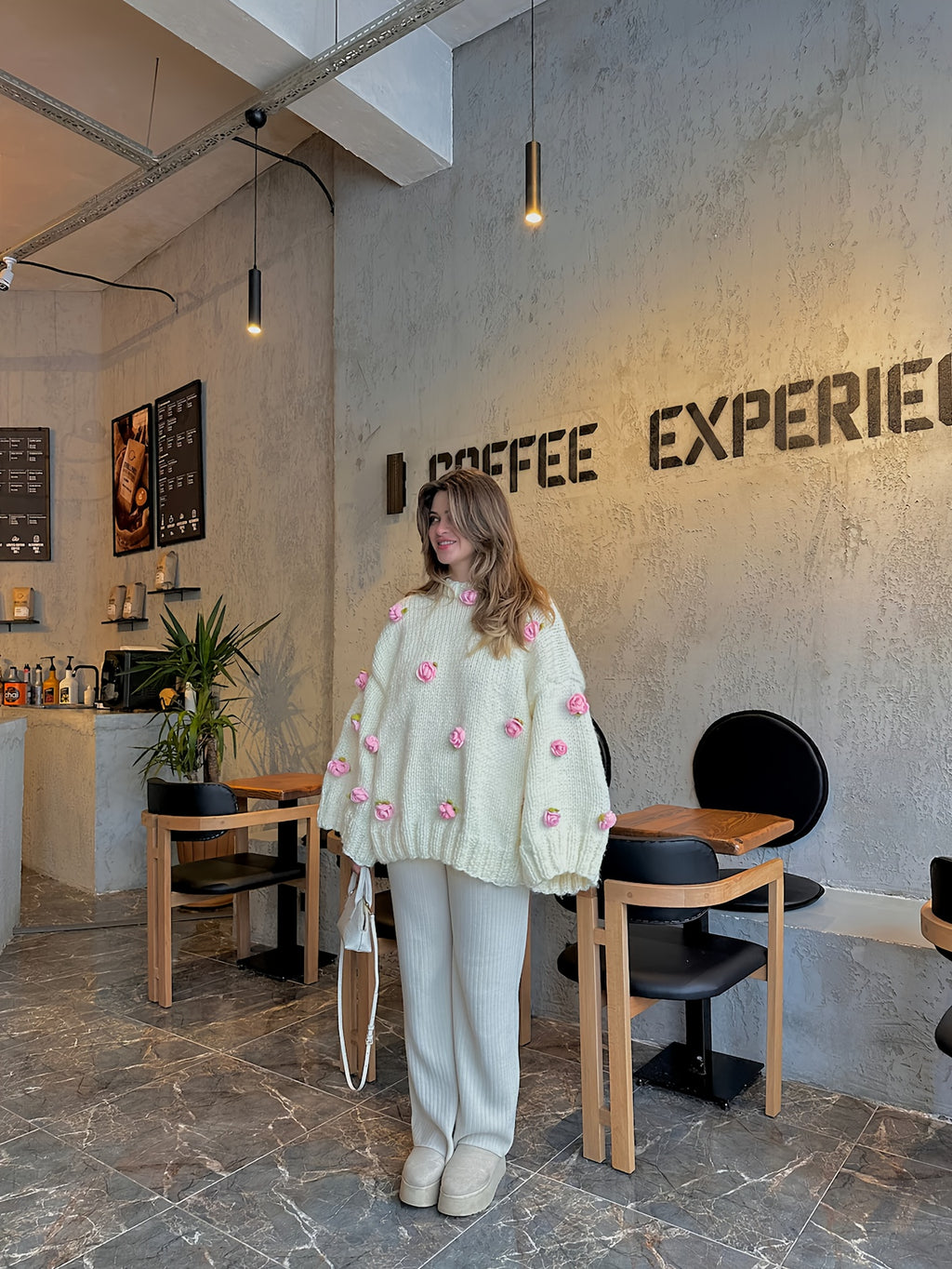 Handmade Crochet Knit Cardigan