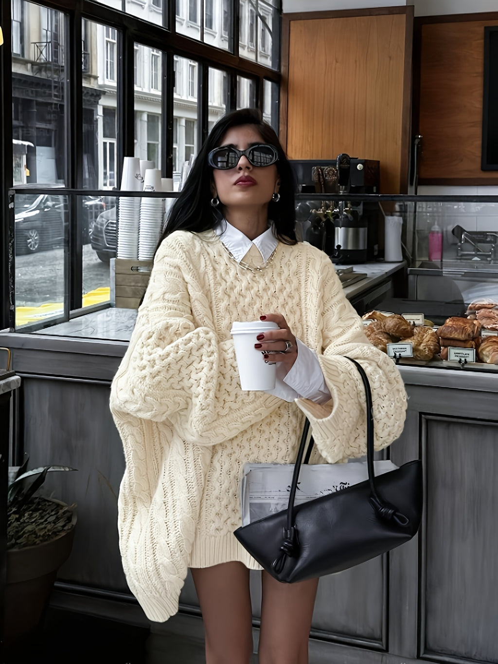 Cable- Oversized Sweater