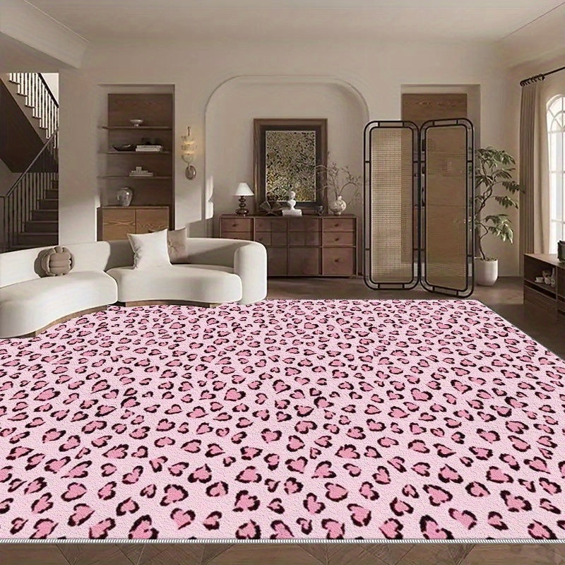 Leopard Print Area Mat