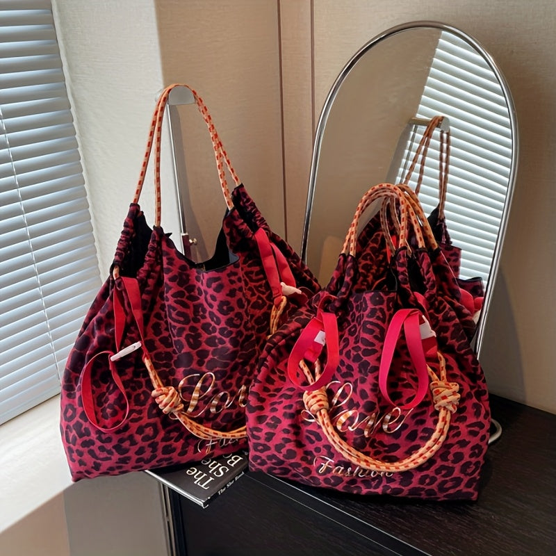 Leopard Print Crossbody Bag