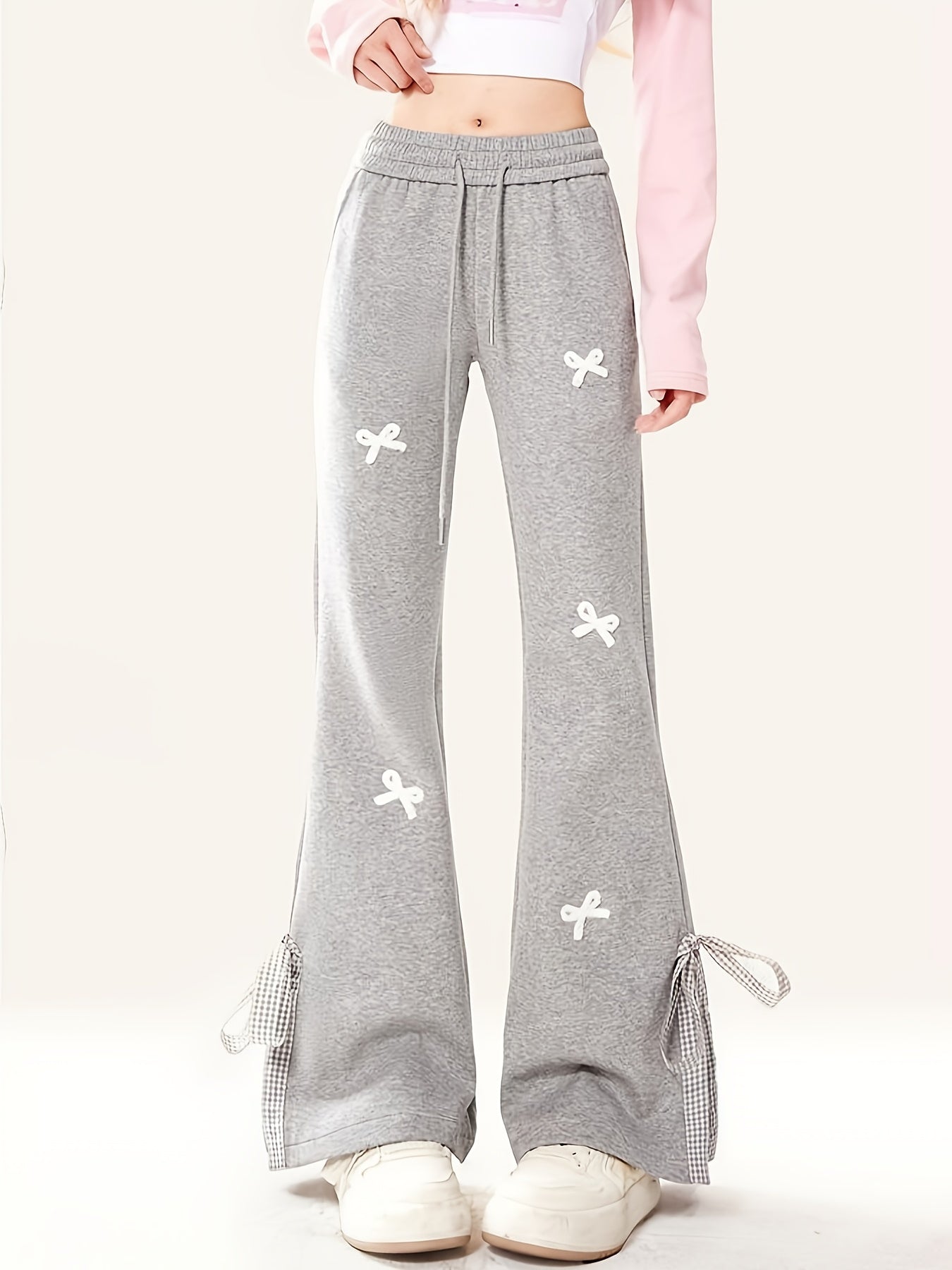 High-Waisted Flared Pants