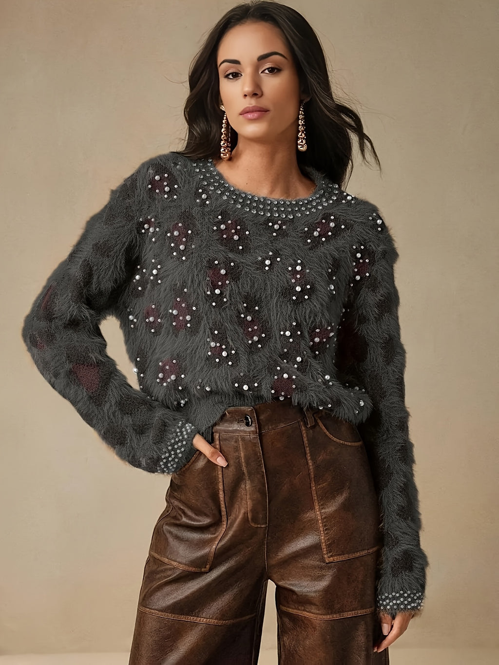 Luxurious Leopard Sweater