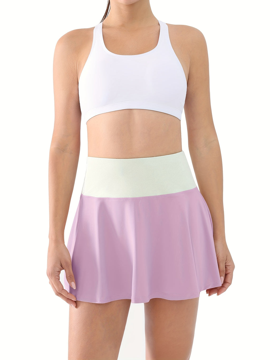 High-Waisted Athletic Skorts with 4 Pockets