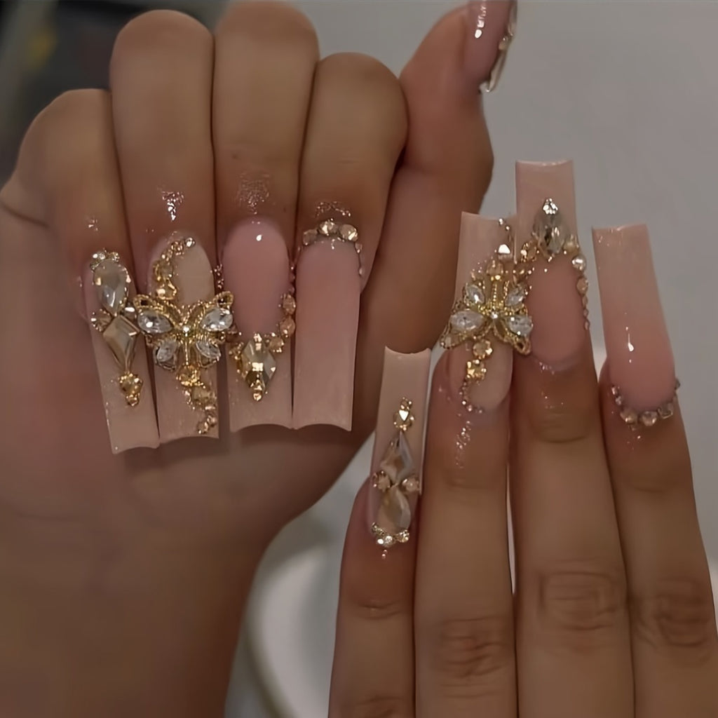 Butterfly Three-Dimensional Nails {24pcs}