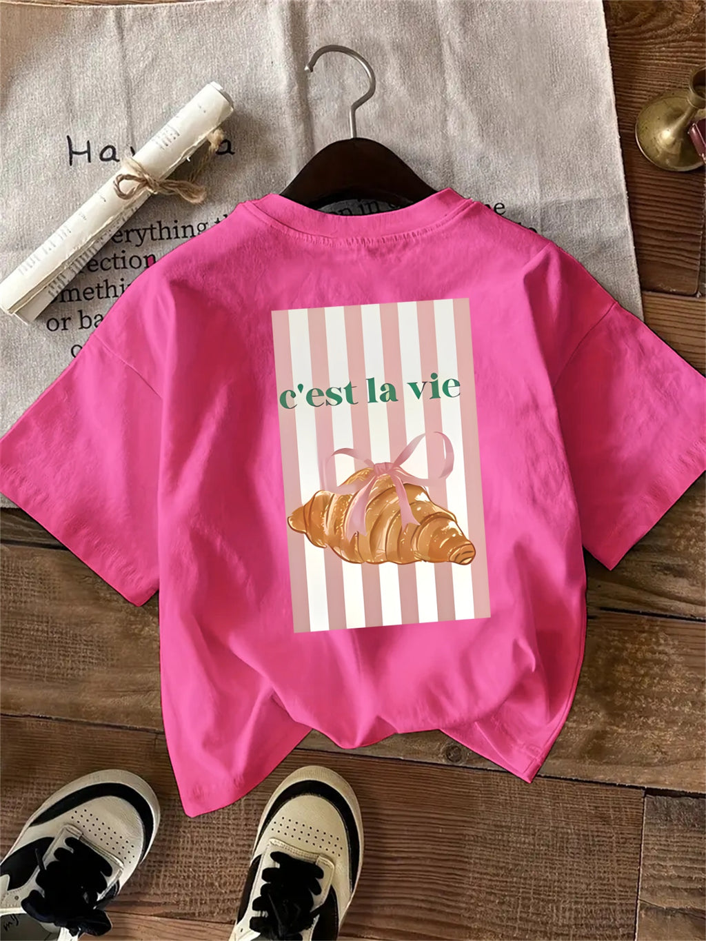 Casual Short Sleeve Crew Neck T-Shirt