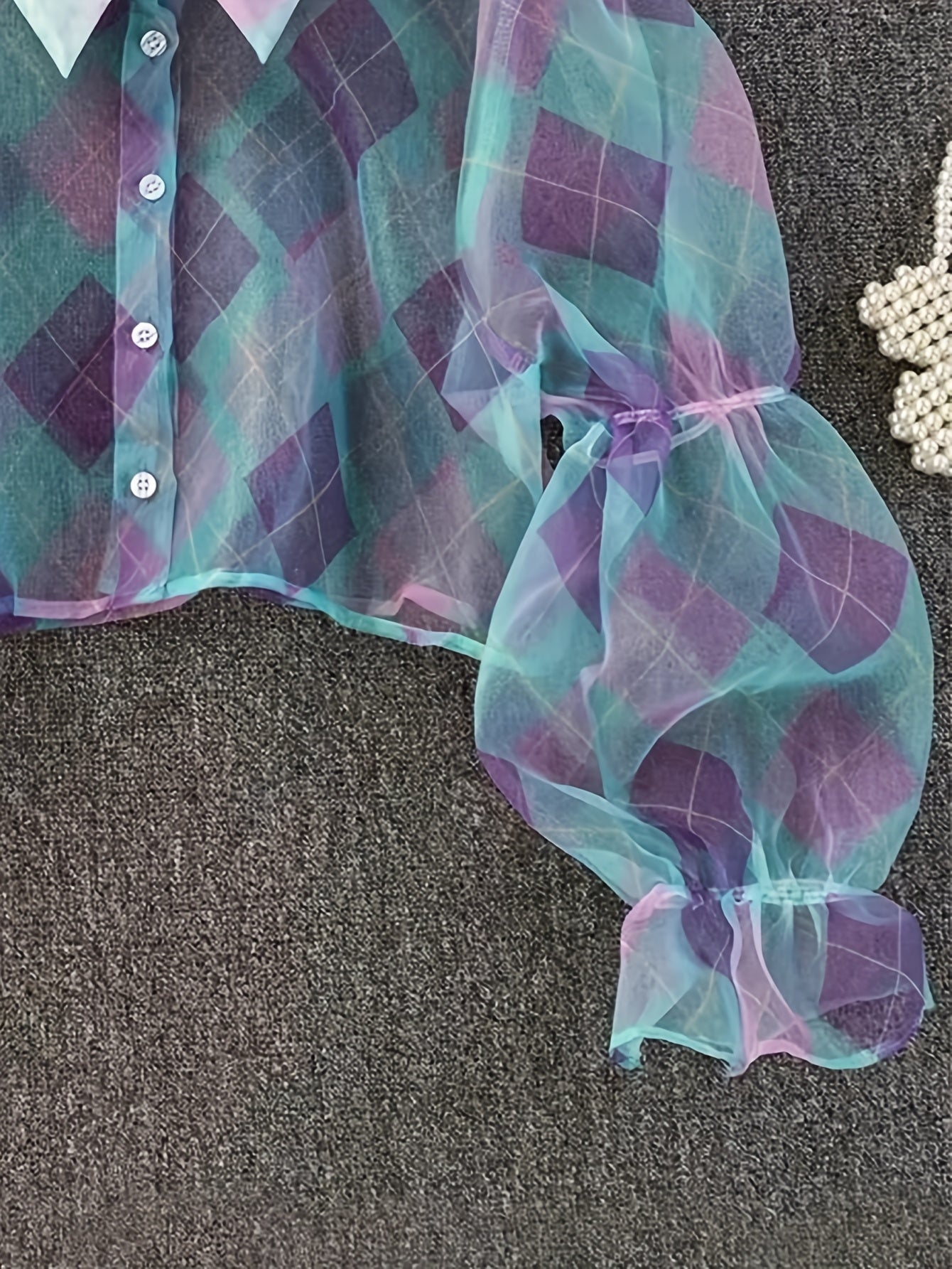 Lightweight Sheer Mesh Shirt