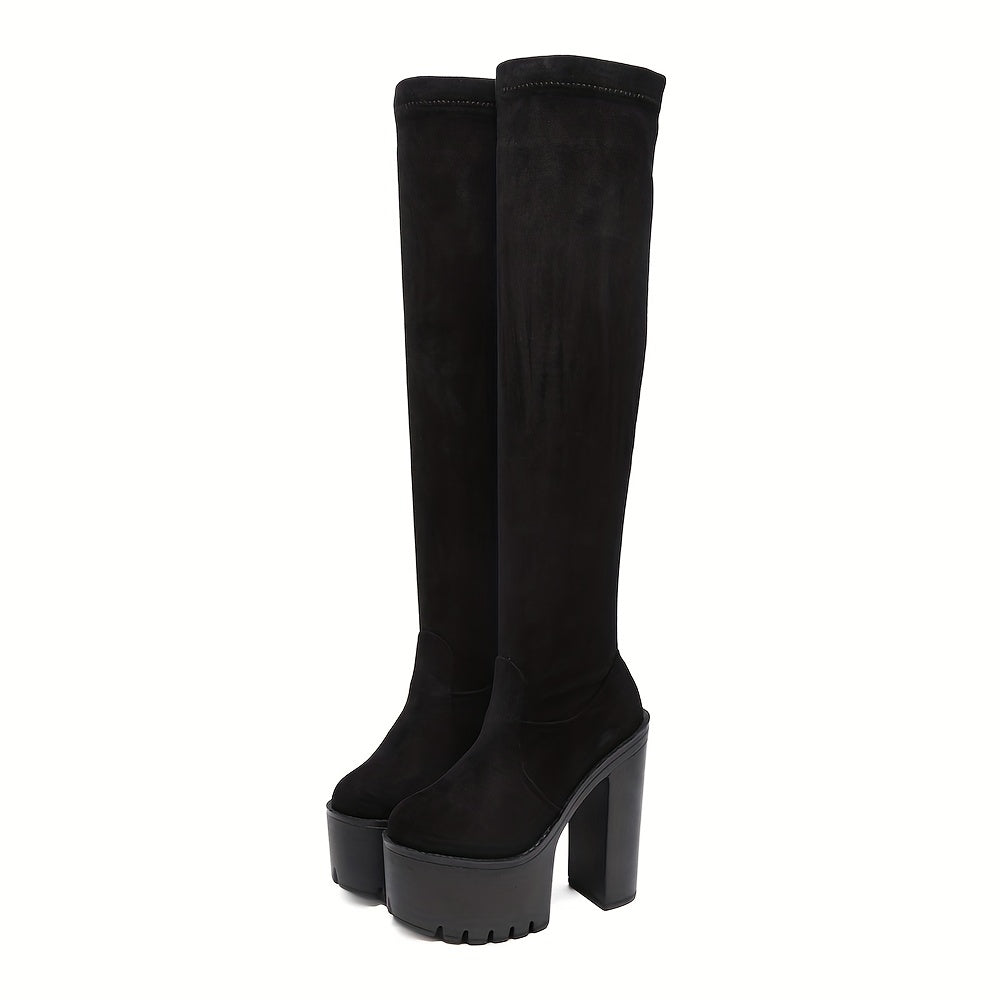 Block Heeled Boots