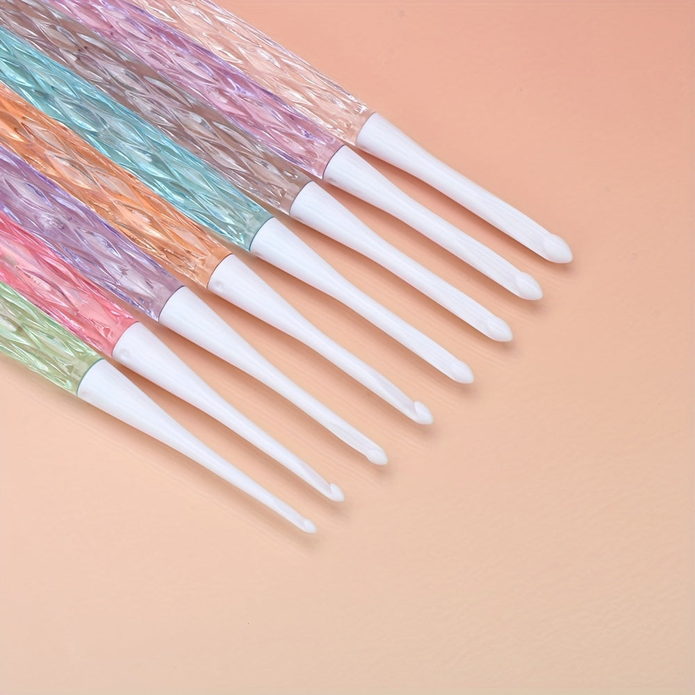 8pcs Candy-Colored Crochet Hook Set