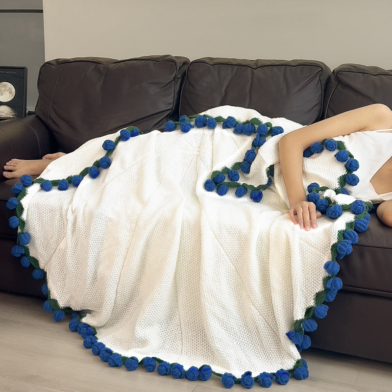 Rose Bouquet Throw Blanket