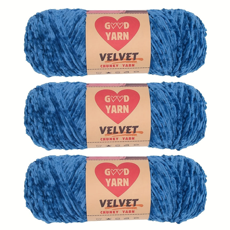 600g Big Chenille Velvet Yarn