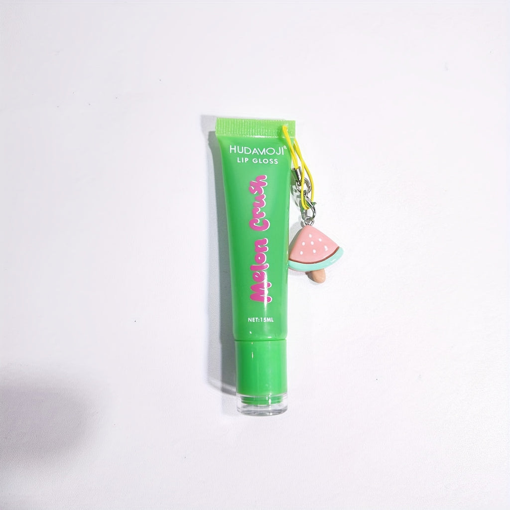 24pcs Fruit Flavored Moisturizing Lip Balm Set with Fruit Charm