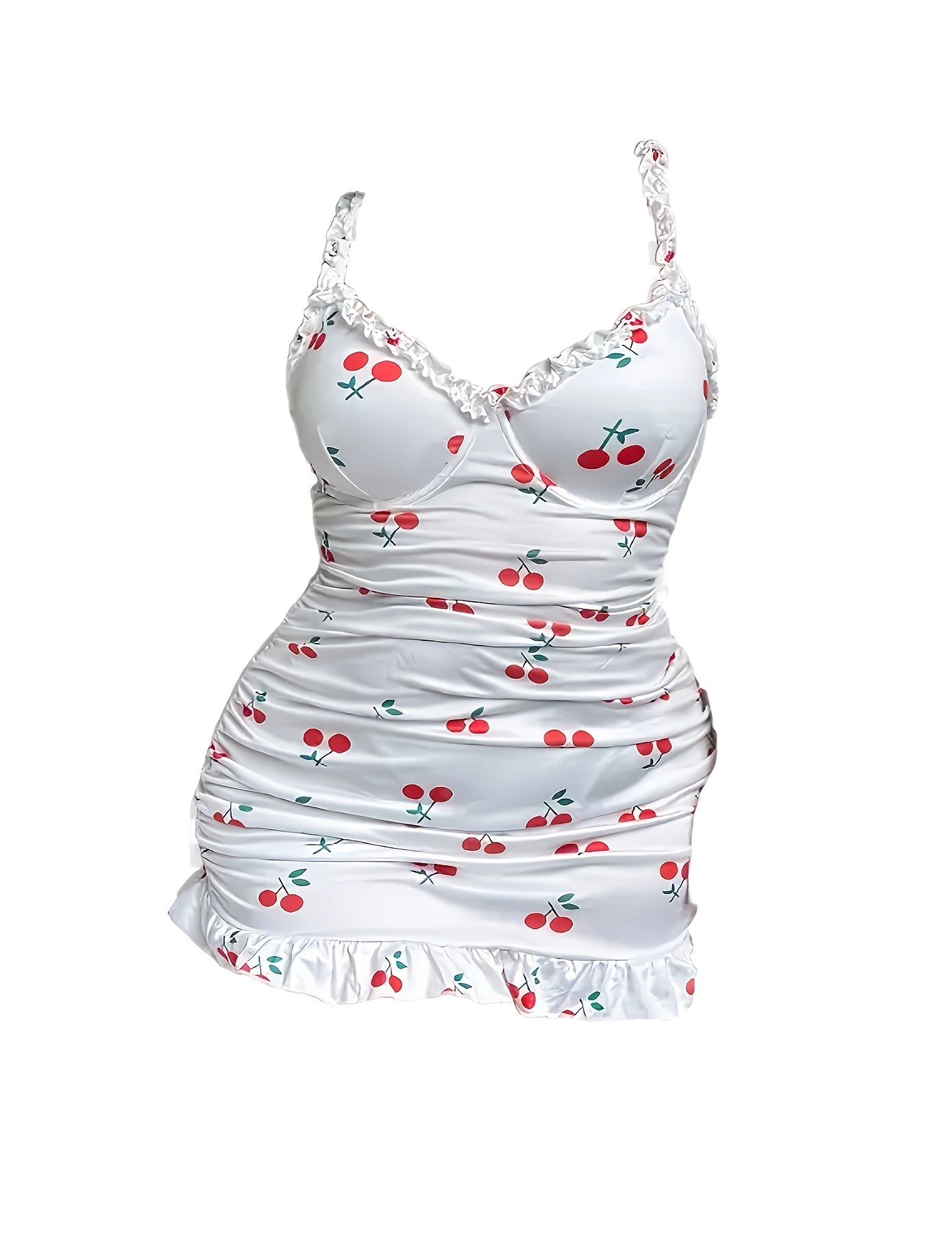 Cherry Lingerie Dress Set