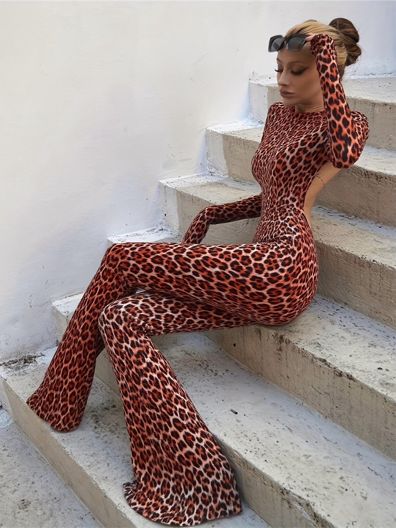 Leopard Print Bodysuit