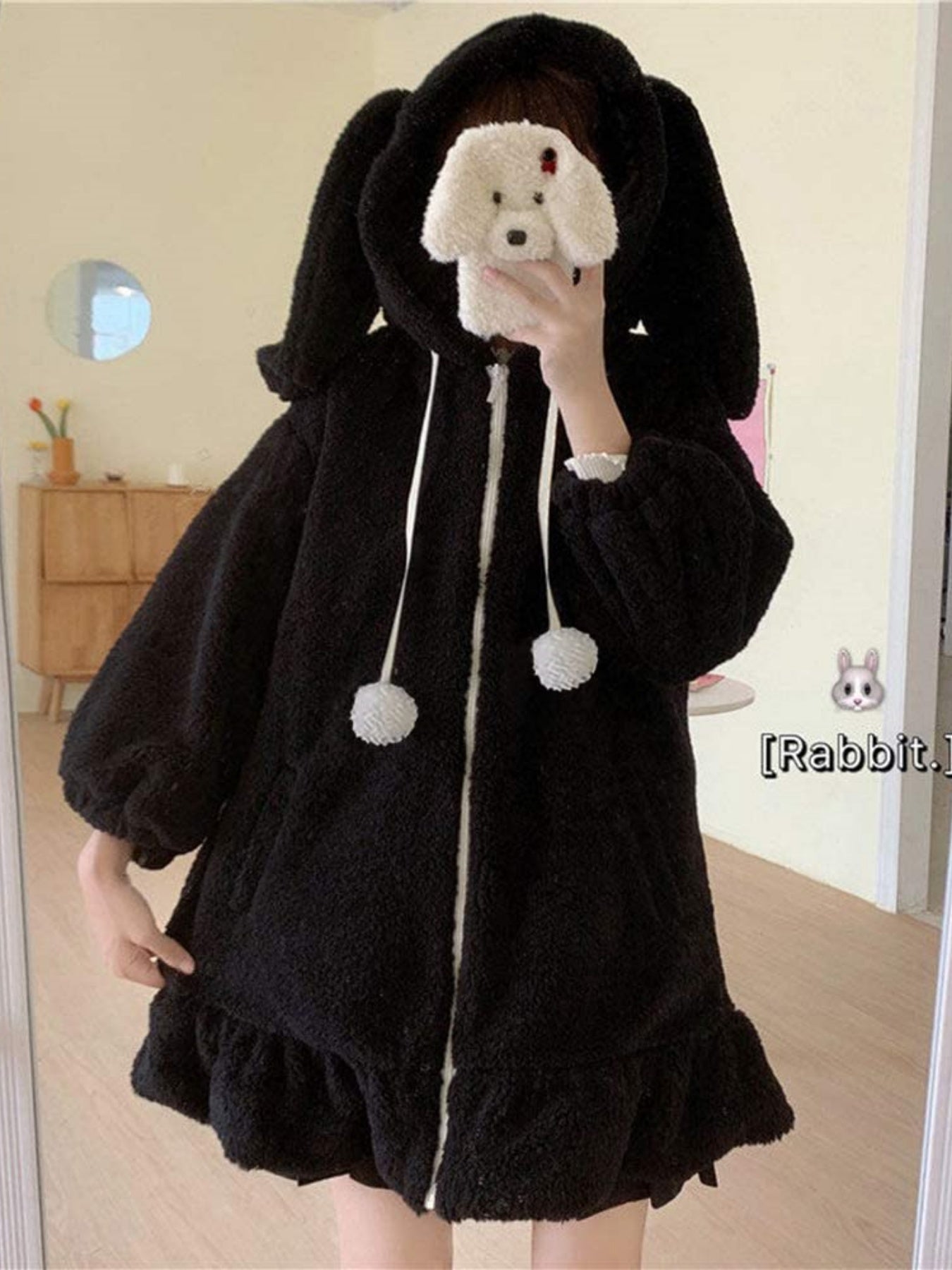 Bunny Ear Hoodie Jacket