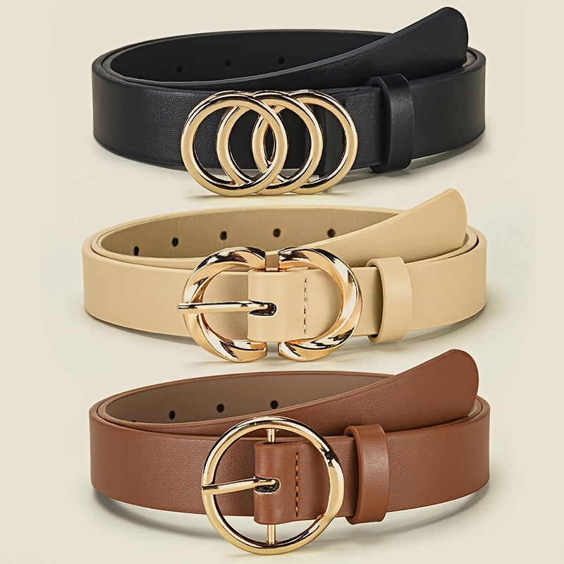 {3pcs} Simple and Stylish Multifunctional Belts