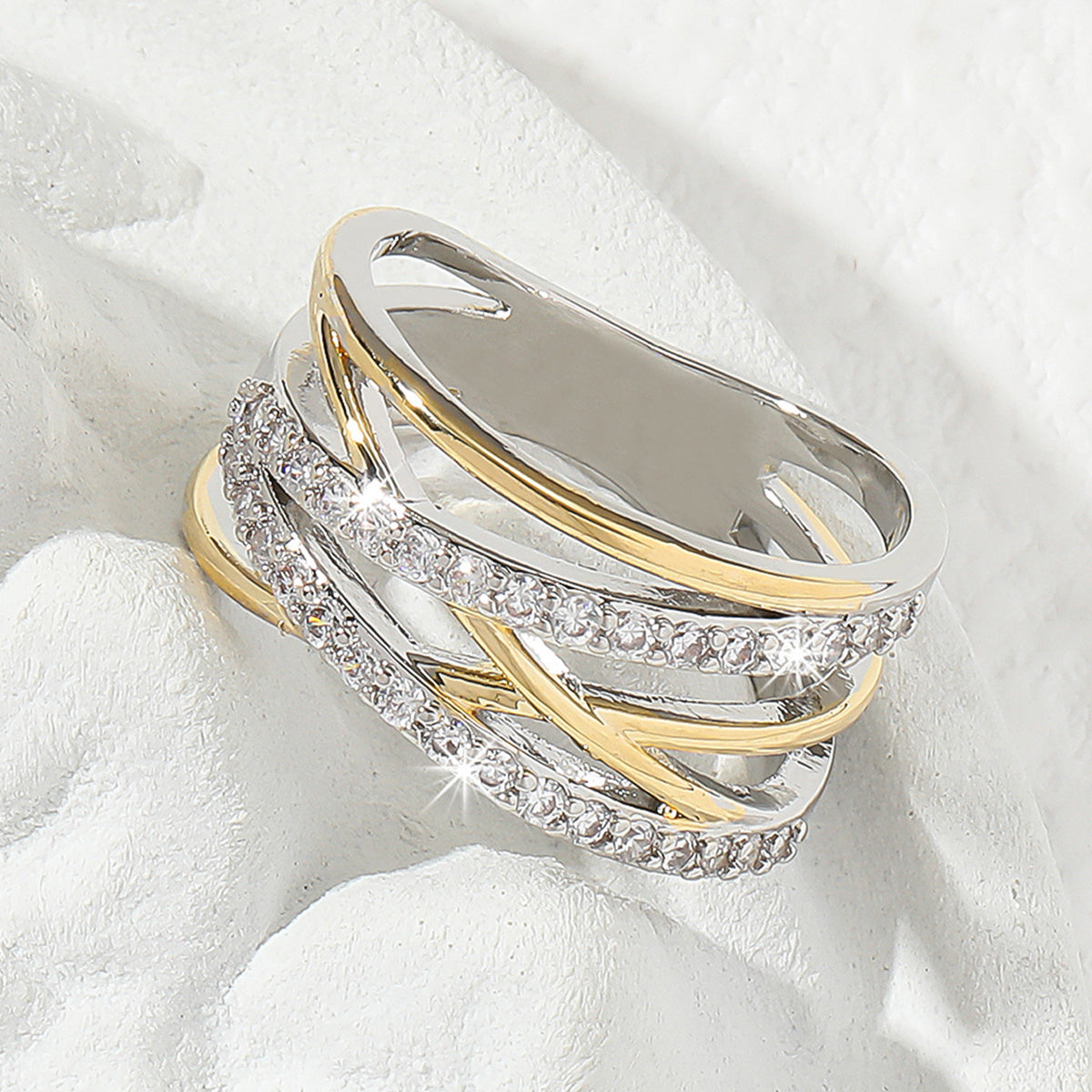 Infinity Zirconia Eternity Ring