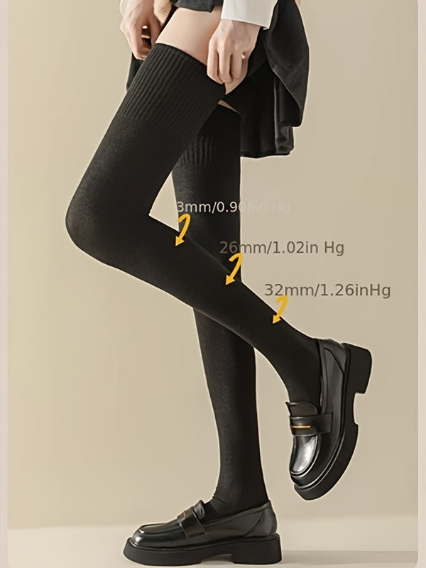 5 Pairs Autumn Winter Over-the-Knee Socks