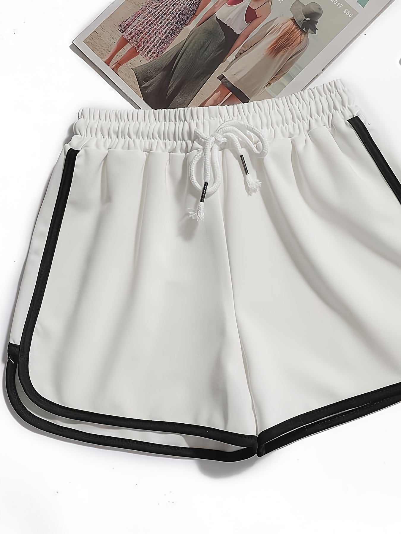 {3pcs} Casual Straight Wide-Leg Shorts