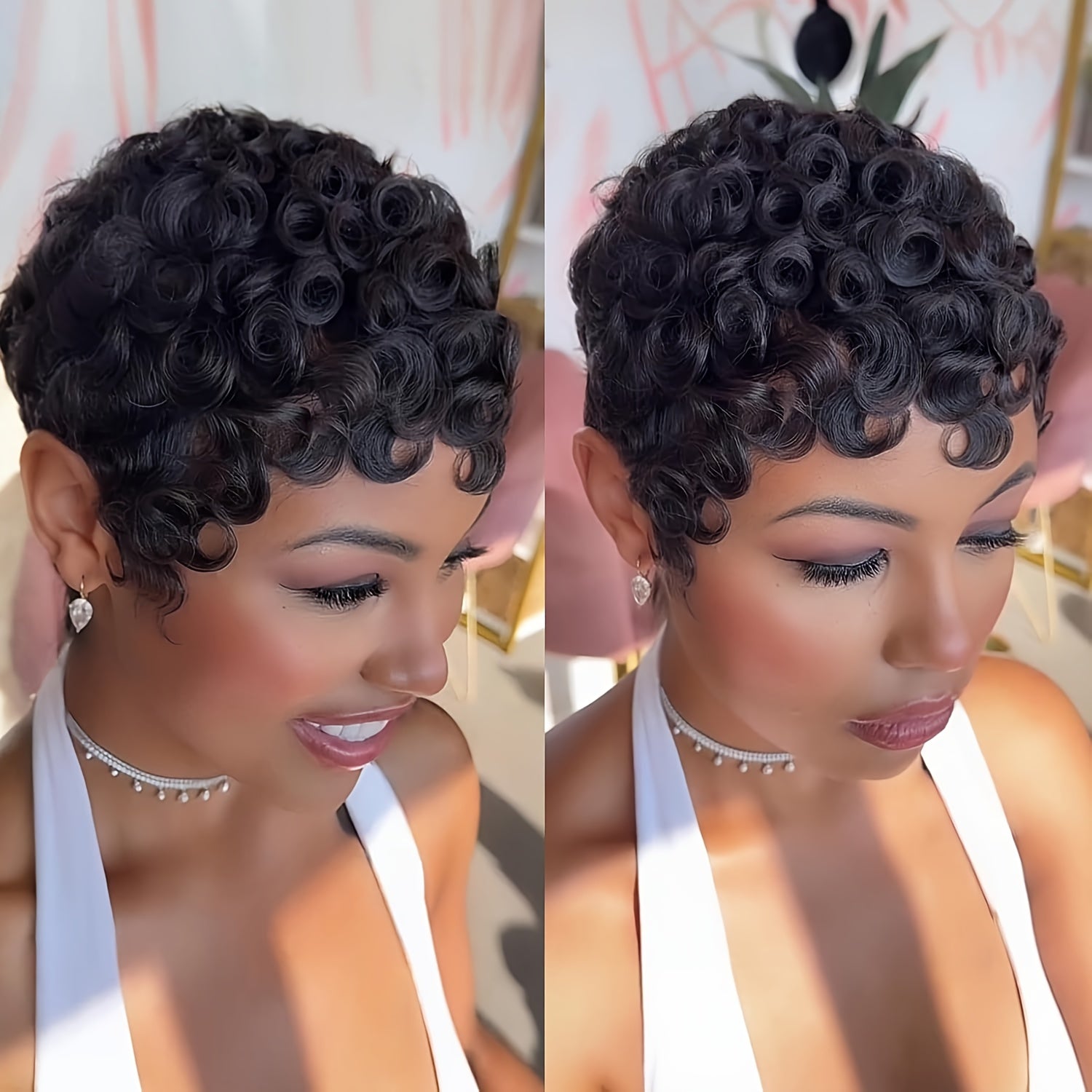 Pixie Cut Human Hair Wig