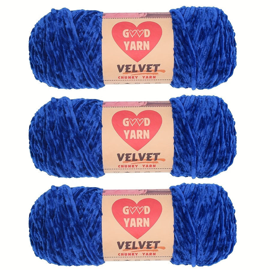 600g Big Chenille Velvet Yarn