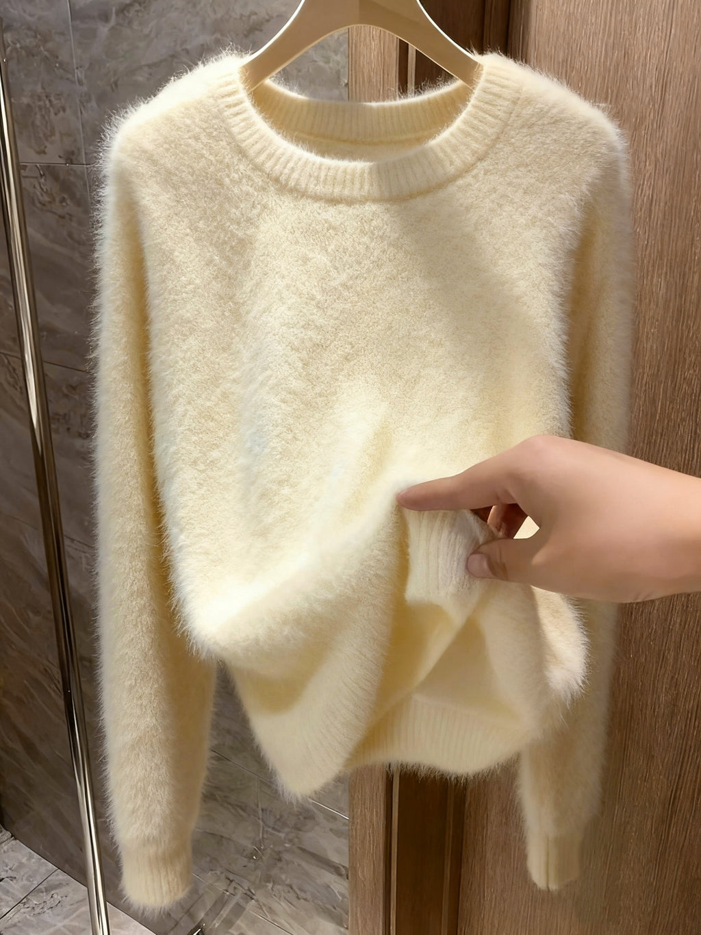 Faux Fur Sweater