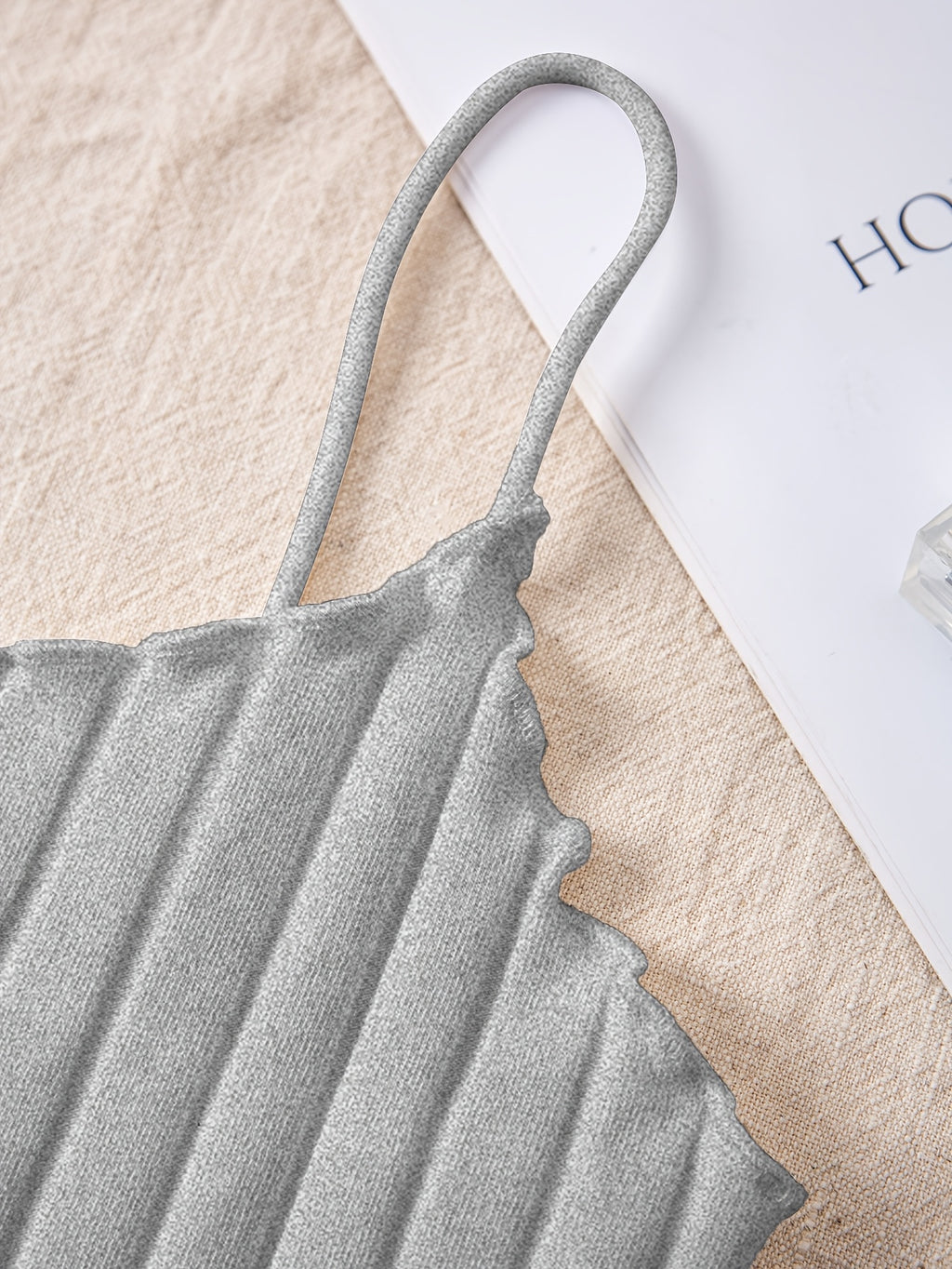 Womens Summer Clothing Bras for Women - Set of Three Spaghetti Strap Slingback - Elegant Viscose Smooth Fabric