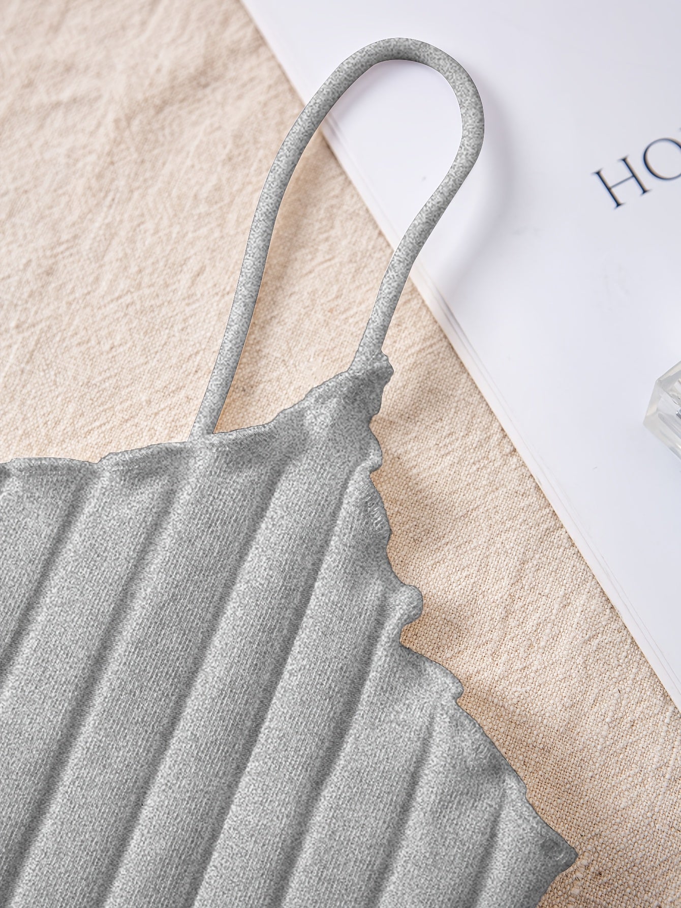 Womens Summer Clothing Bras for Women - Set of Three Spaghetti Strap Slingback - Elegant Viscose Smooth Fabric