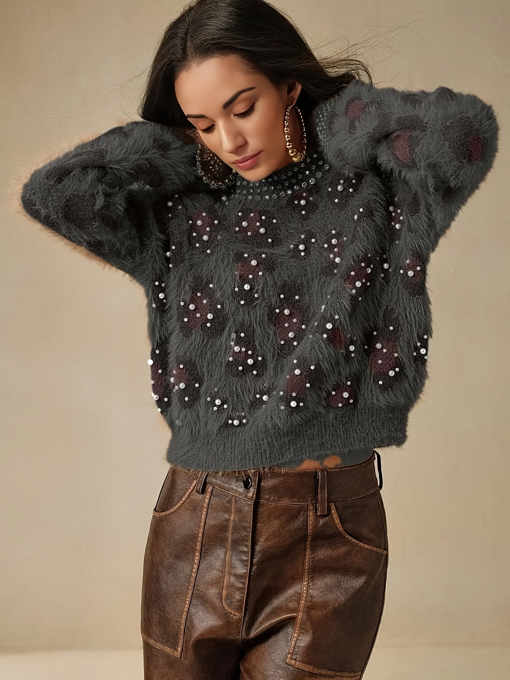 Luxurious Leopard Sweater