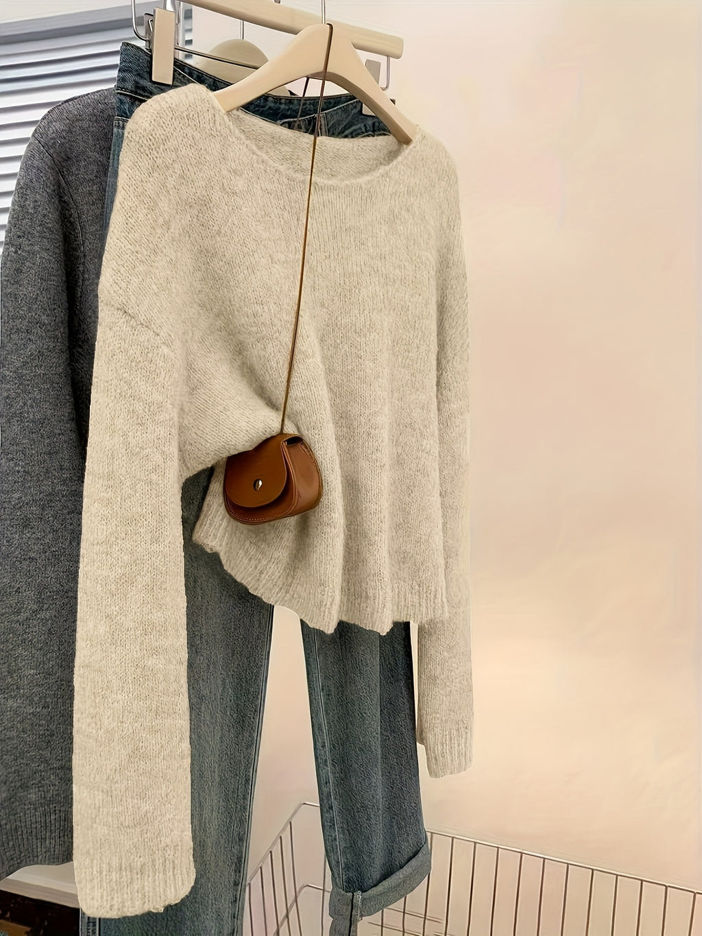 2025 New Christmas Casual Versatile Pullover Soft Short Sweater for Women Autumn Winter Base Layer