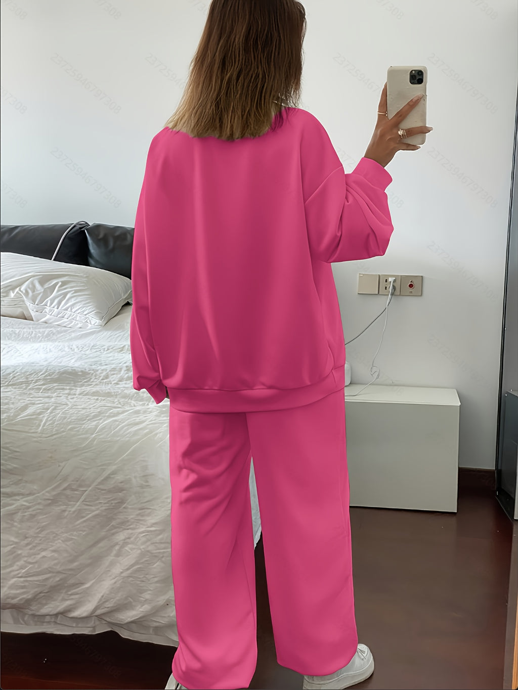 Casual Sweatshirt and Pants Set