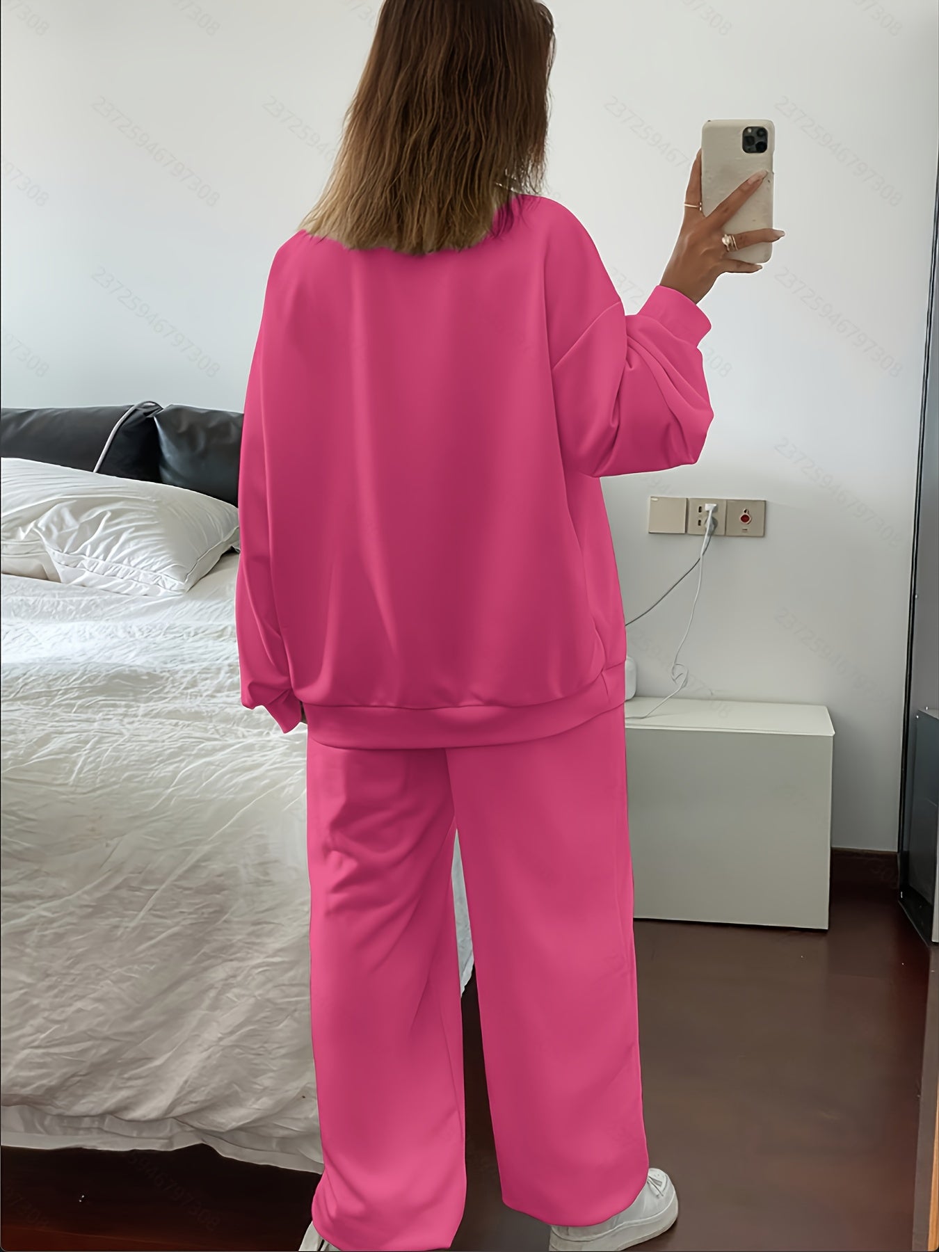 Casual Sweatshirt and Pants Set