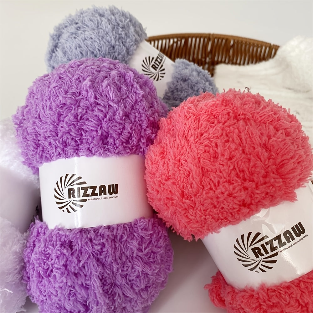 {3-Pack} Coral Fleece Soft Yarn