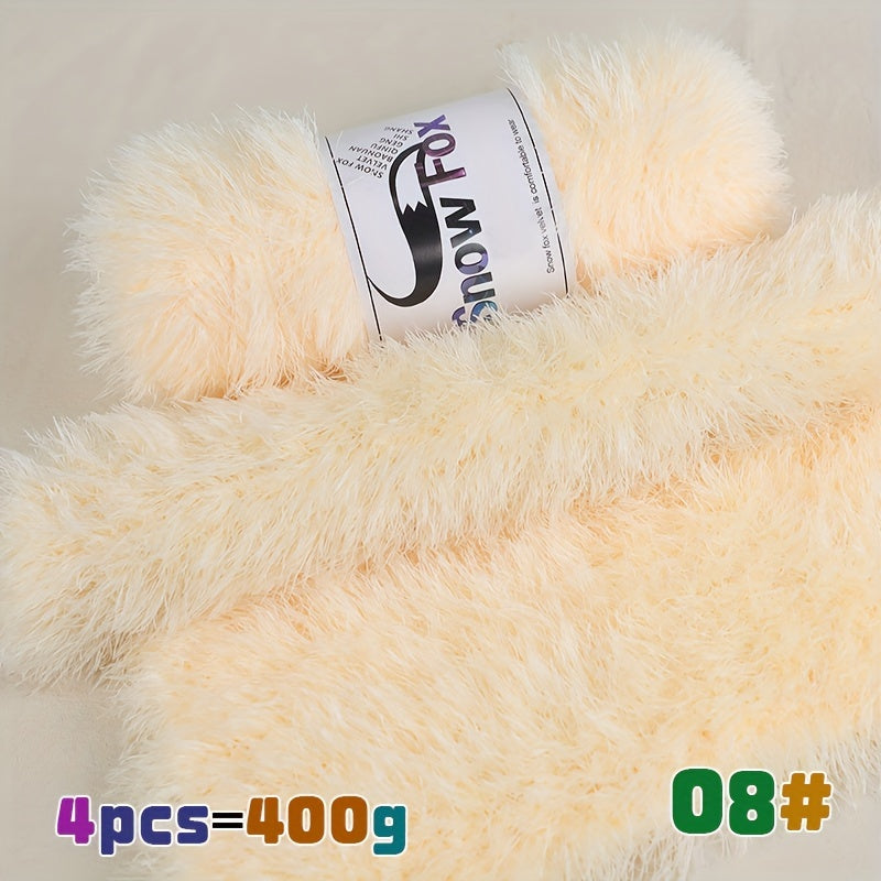 400g Lash Yarn Artificial Fur Fleece Yarn