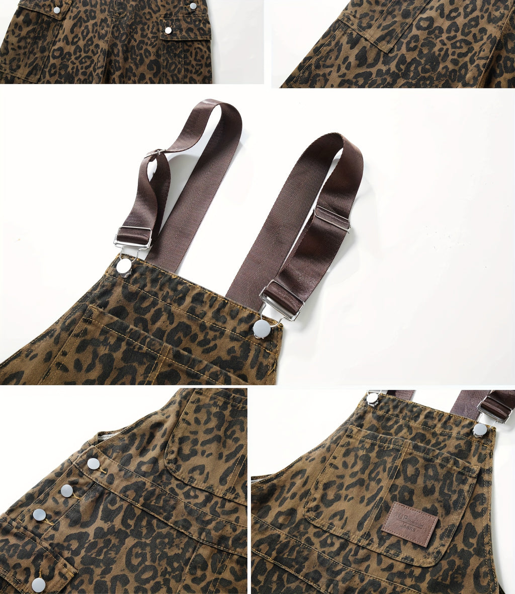 Oversized Wide-Leg Denim Jumpsuit