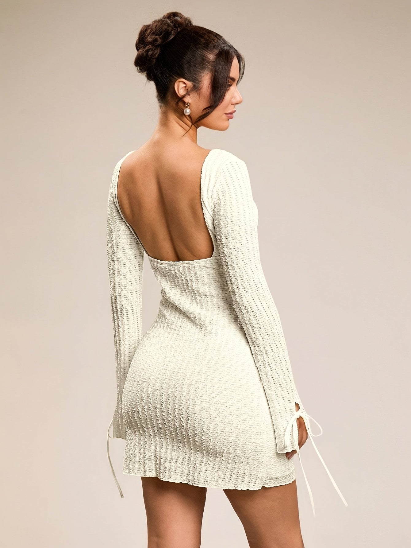 Elegant Halter Neck Beach Party Dress