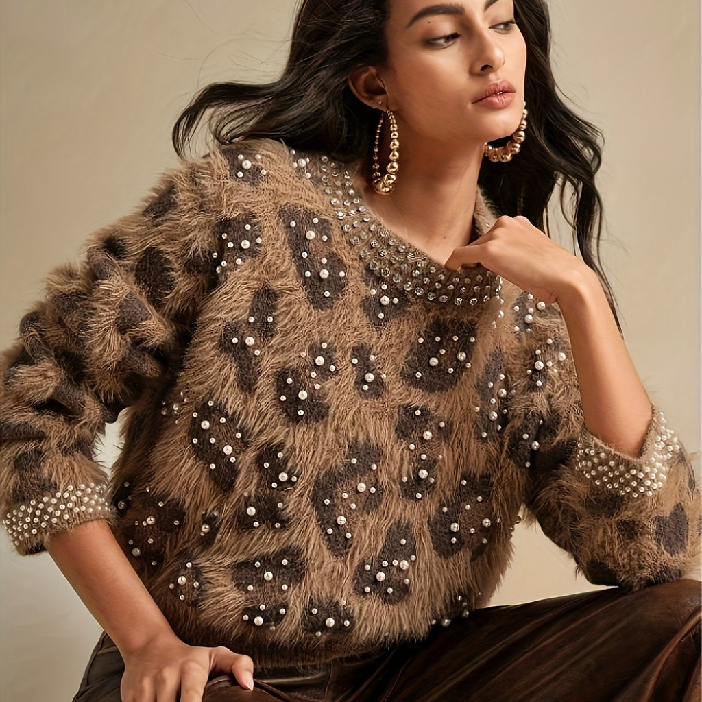 Luxurious Leopard Sweater