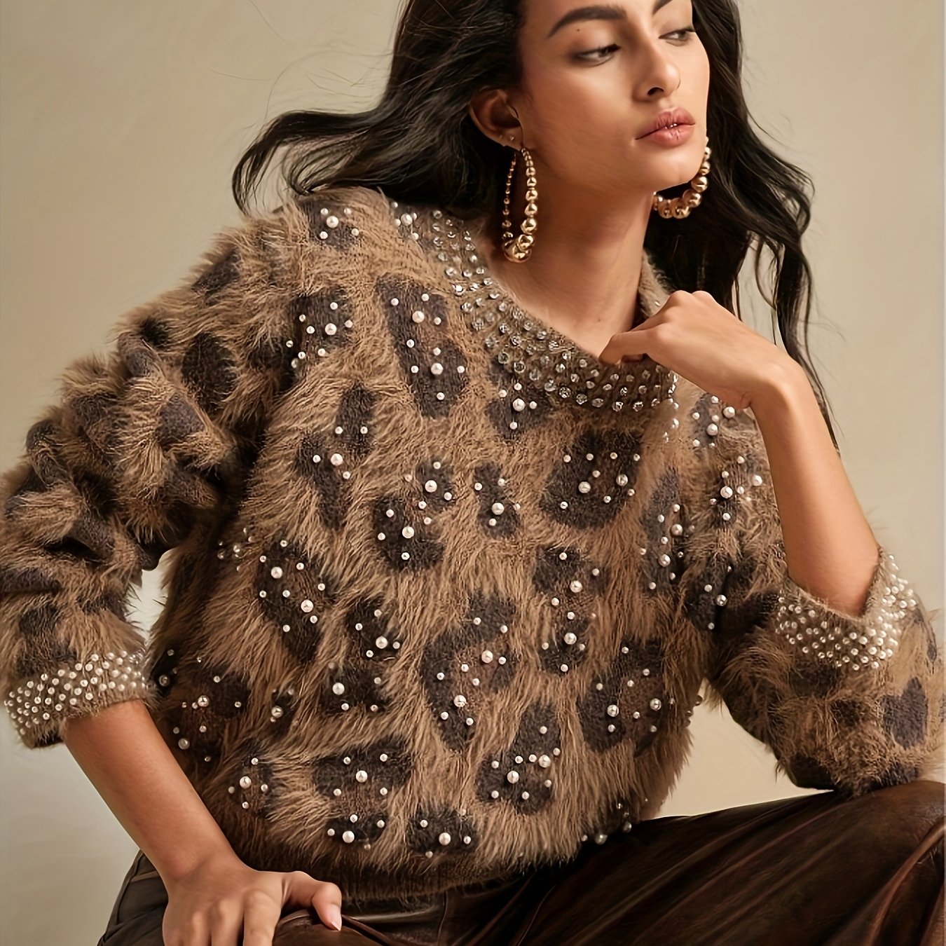 Luxurious Leopard Sweater