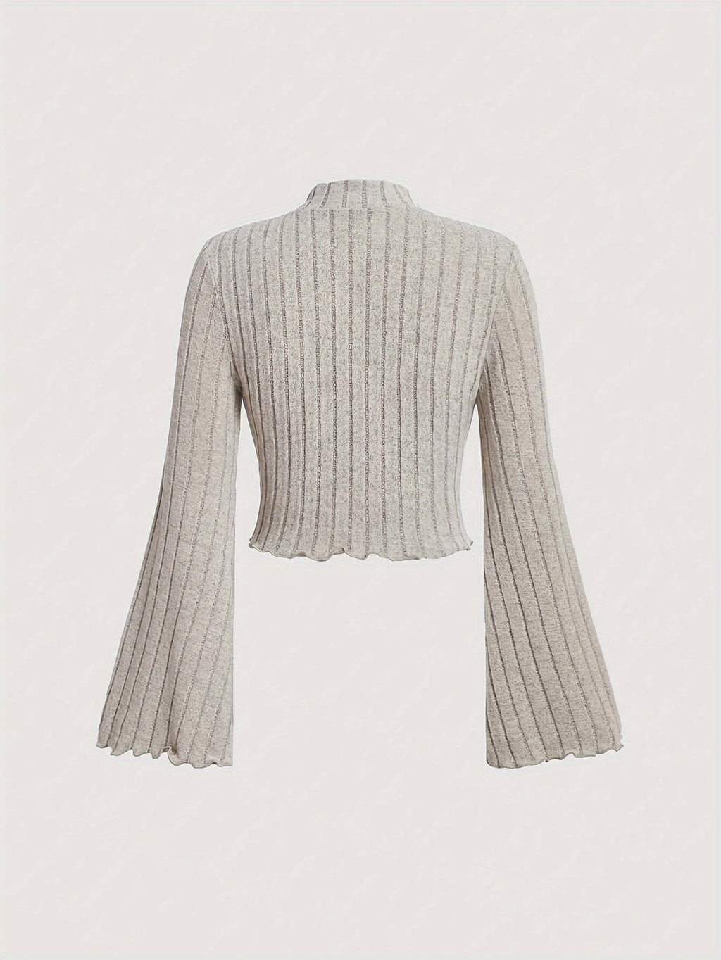 Elegant Crew Neck Long Sleeve T-Shirts {3pcs}