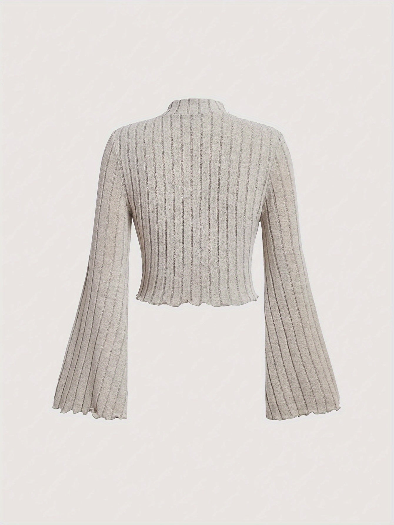 Elegant Crew Neck Long Sleeve T-Shirts {3pcs}