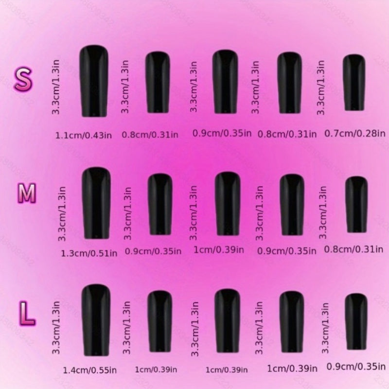 10pcs Full Coverage Reusable Nail Stickers - Long Rectangular Shape with Pink & Gradient, Glossy Finish, Heart & Flower Design, Perfect for Valentine'S Day, And Romantic Nail Art, Nail Stickers For Nail Art, Valentine'S Day N