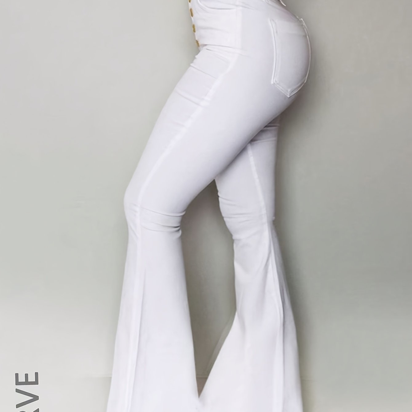 High Waisted Stretch Bootcut Jeans